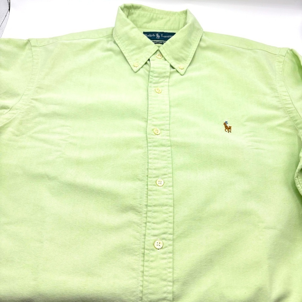Ralph Lauren Custom fit long sleeve Oxford button down Large - Picture 8 of 12